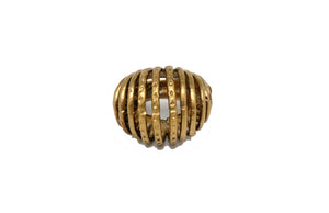 Brass Spaced Dome Ring - SAMPLE